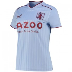 Virallinen pelipaita Aston Villa Vieras 2022-23 Lyhythihainen - Naisten